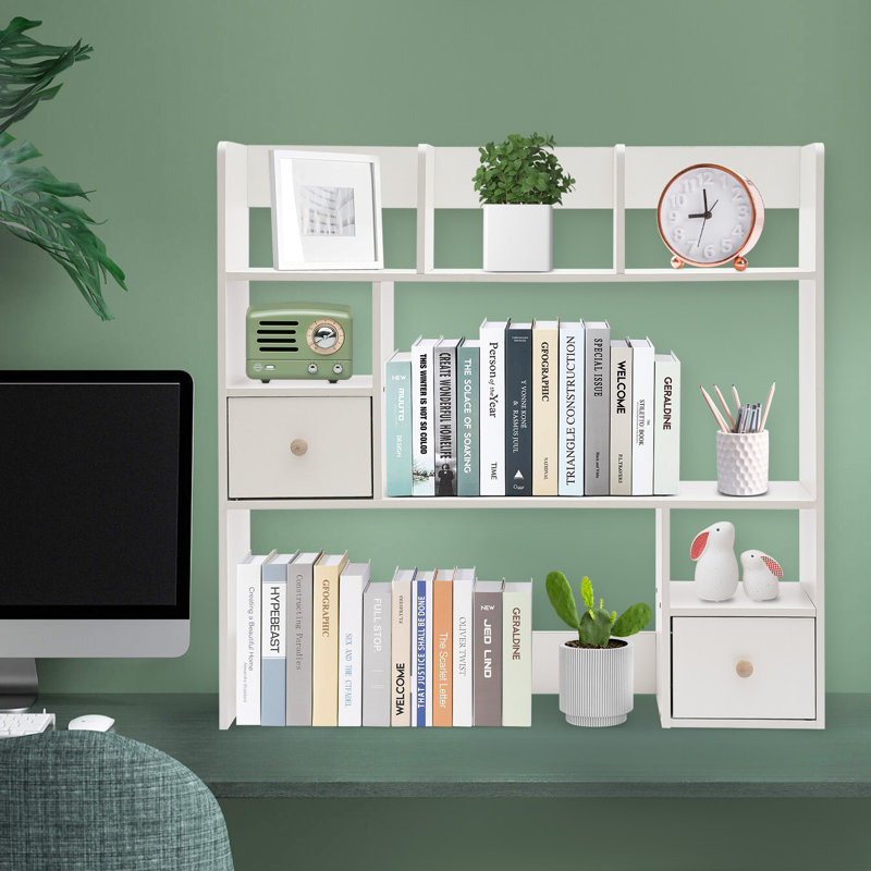 Desk storage 32.7 x 31.5 in, Blanc