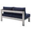 Ensemble de canapé modulaire en aluminium 8 pièces Shore Sunbrella®-1032221316