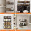 Wall Mount Spice Rack Organizer 4 Pack