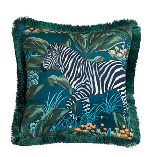 Tassels Velvet Reversible Pillow Cover
