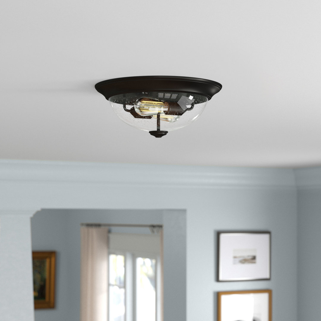 Designer Series 13" Flush Mount Bowl Light Prominence Home Shade 