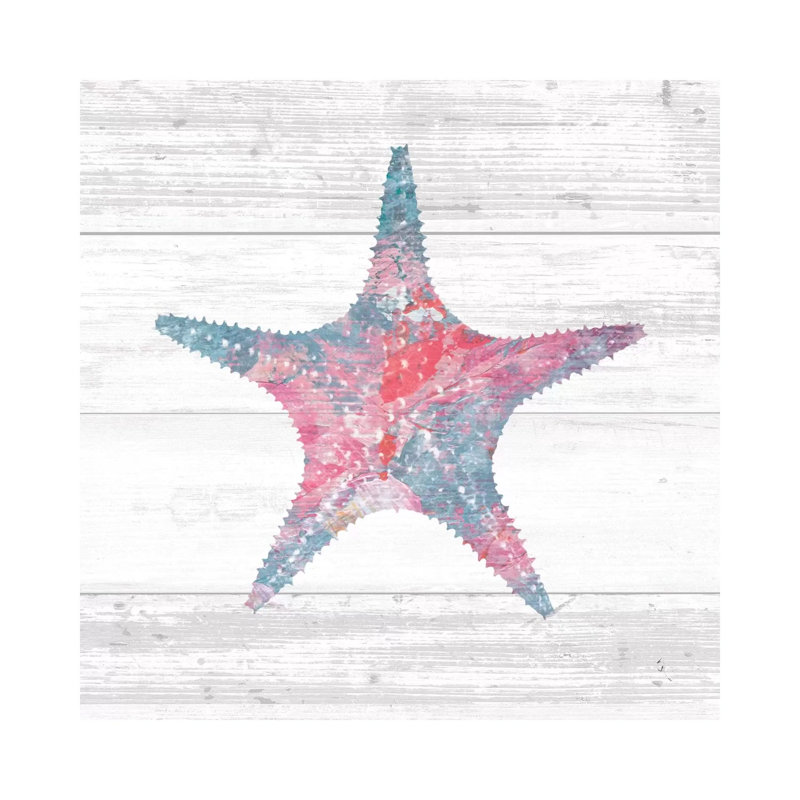 Ocean Life IV by Sarah Adams - Wrapped Canvas Painting, 30.48cm H x 30.48cm W x 1.91cm D
