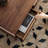 Simple walnut square end table-109512919