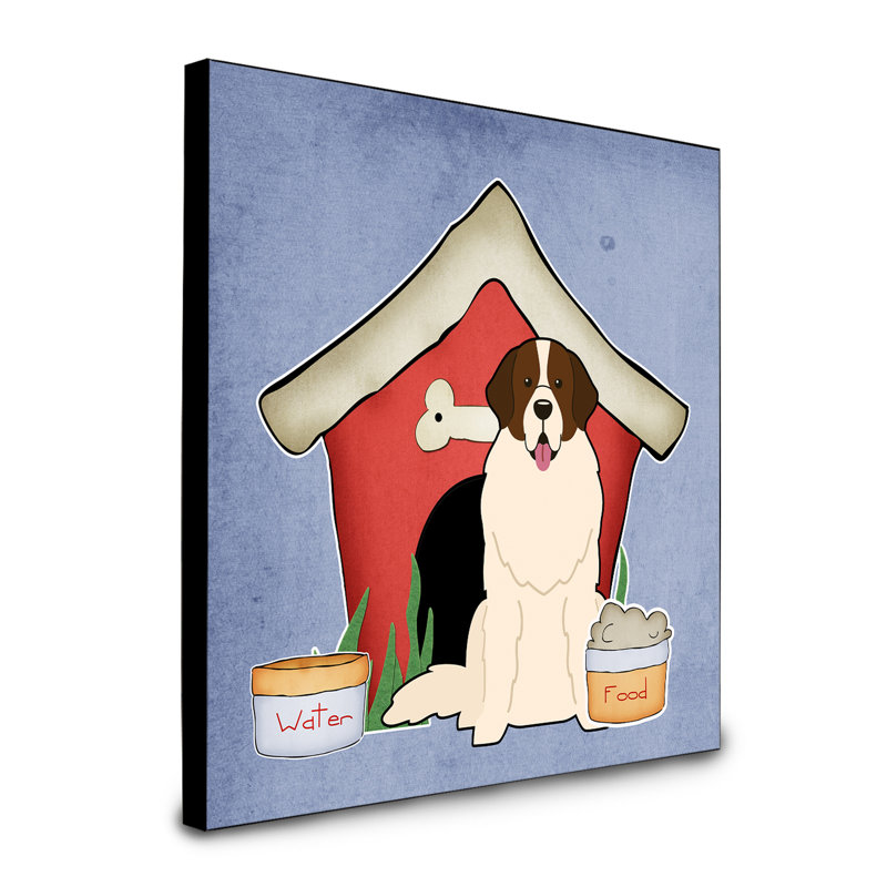 Panneau mural d’art collection dog house Scarvinia, Chien de garde de Moscou