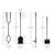 Verrett Iron Fireplace Tool Set-508439269-508439271