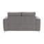 Causeuse 59 po Wenona, velours gris-933144469