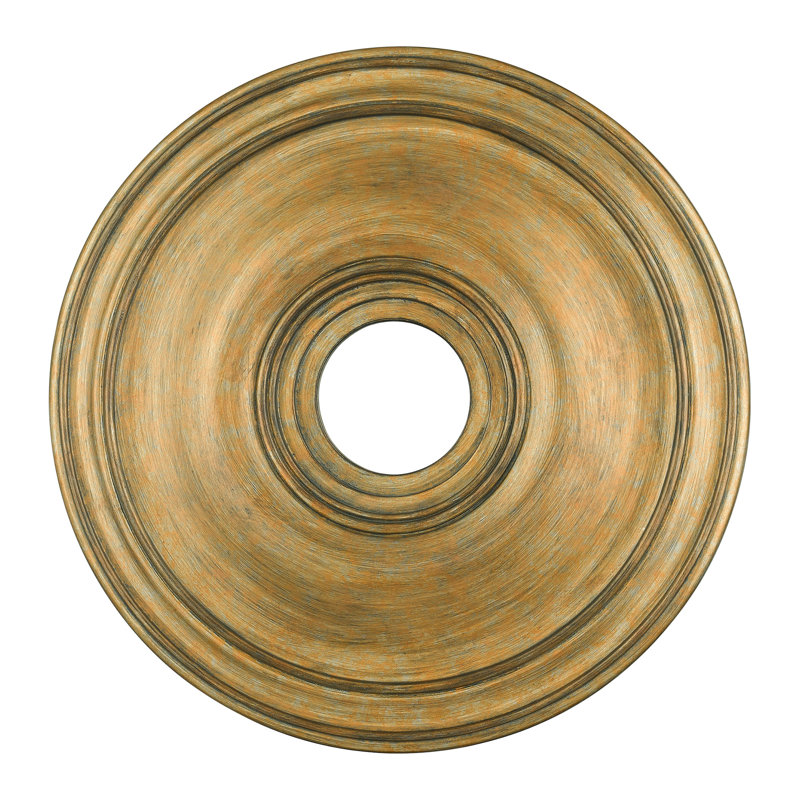 Médaillon de plafond, Feuille d'or antique