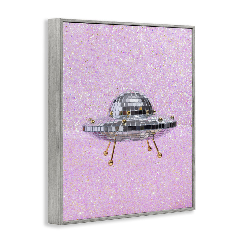 Art numérique Giclée disco par Lish Creative, Gris, H 20 po x l 16 po