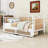Wooden Daybed with Two Drawers and Slats-89092185-89092190
