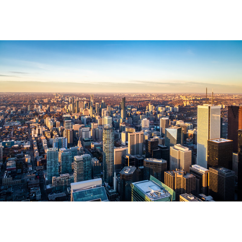 View Of Toronto City by Diegograndi - Wrapped Canvas Print, 61cm H x 91cm W