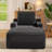 65" Corduroy Compression Indoor Chaise Lounge, No Assembly Required, Modern Oversized Sleeper Sofa-202682093