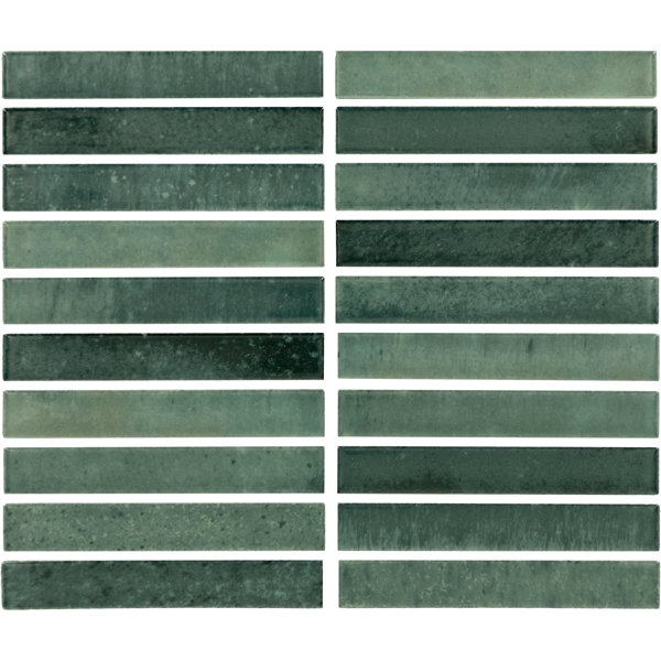 Daltile Miramo 1" x 6" Ceramic Straight Joint Wall Mosaic (10 PCS Per Carton) (8.30 SQFT Per Carton)