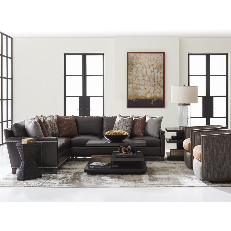 Strada Leather Sectional