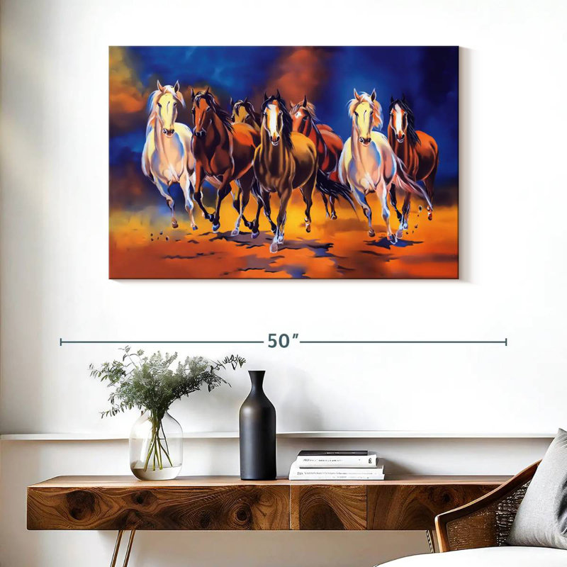 Brampt Vaastu Horses, 26" H x 39" W