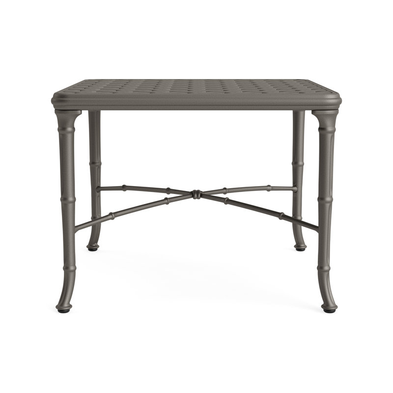 Calcutta Outdoor Square Side Table, Mica
