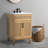 Javer 24 " W Freestanding Standard Free Standing Single Double Single Vanity Bathroom Vanity With Ceramic Top-96677730