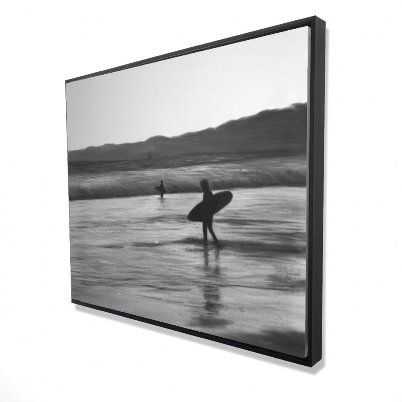 Surfers Print On Canvas