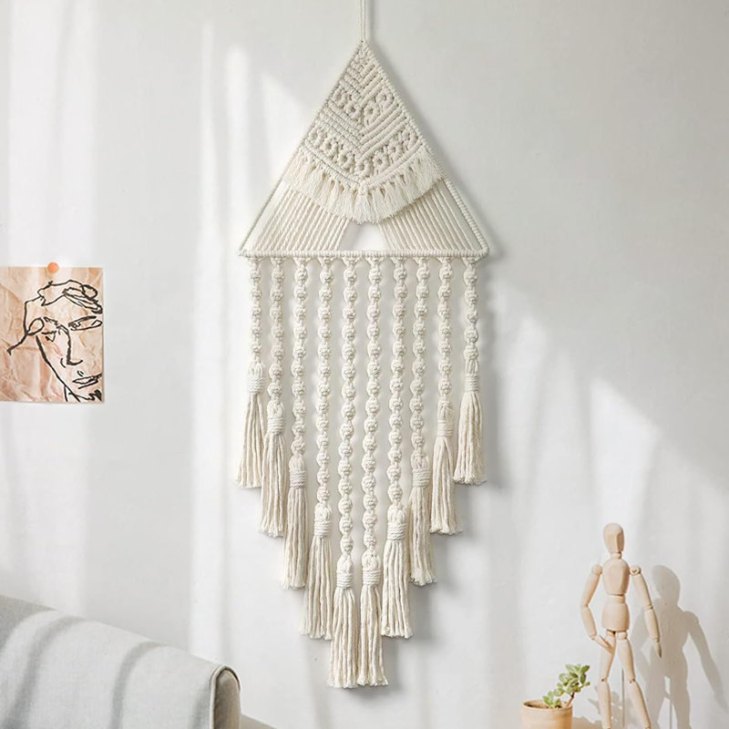 Handmade Wall Decor on Cotton, Bêige