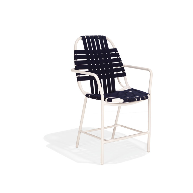 Tabouret de comptoir d'extérieur en aluminium 23,75 po Oceans