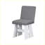 Ensemble de table de salle à manger moderne 7 pièces avec 6 chaises rembourrées-724276712-724276716