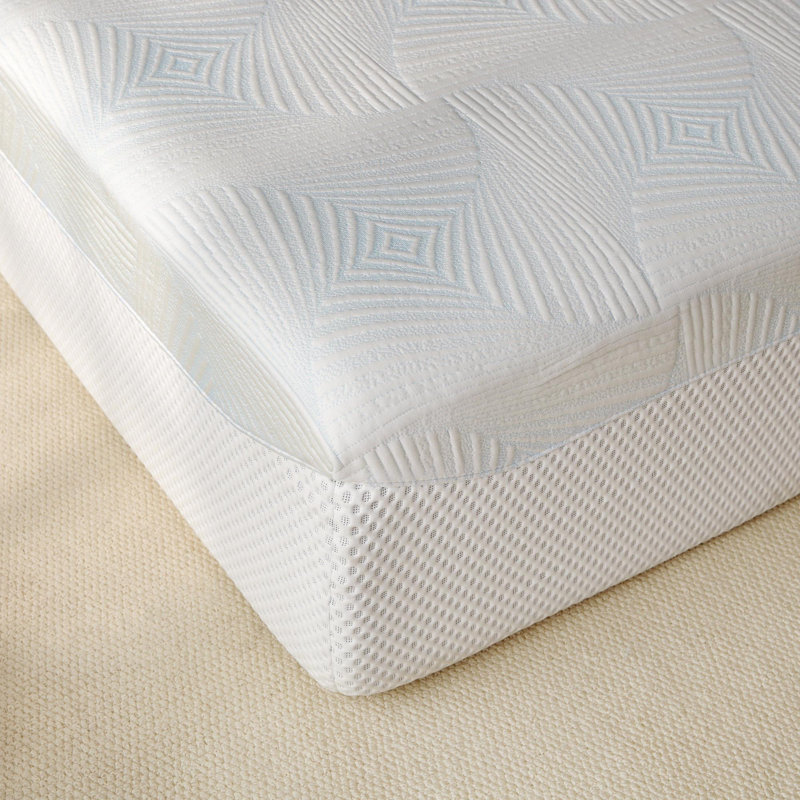 All In One Full Mattress And Bed Frame 15 Inch Full Size Mattresses In A Box With Cool Fabric, Pressure Relief, Motion Isolation No Assembly For Bedroom Apartment, White