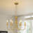 6-Light Dimmable Classic/Traditional Chandelier, Candle-Style Light Fixture For Dining Room & Entryway-770683347