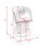 Chaise rembourrée pivotante en velours Dantzler-527819105-511696164