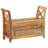 Hall Bench 40.6"x13"x28.3" Solid Mango Wood-1382896593