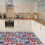 Walsh 120x60 cm Mosaic Tile in Blue/Red
