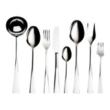 Italia Flatware Set - 63 Pieces - Ice