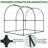 8.2x6.6x6.6FT Premium Walk-In Greenhouse for Outdoors – Upgraded Portable Heavy Duty Frame, Large Garden Plant Hot Hoop House (Green)-123370138