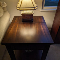 Kennemer End Table with Storage and Built-In Outlets