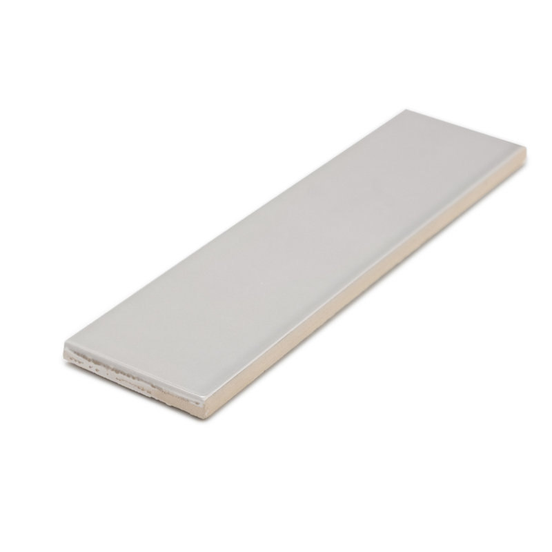 Subway Art 2" x 8" Glossy Ceramic Wall Tile, Grey