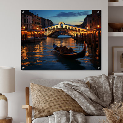 Italie, pont du Rialto Ponte II - Italie, art mural en acrylique pour la cuisine