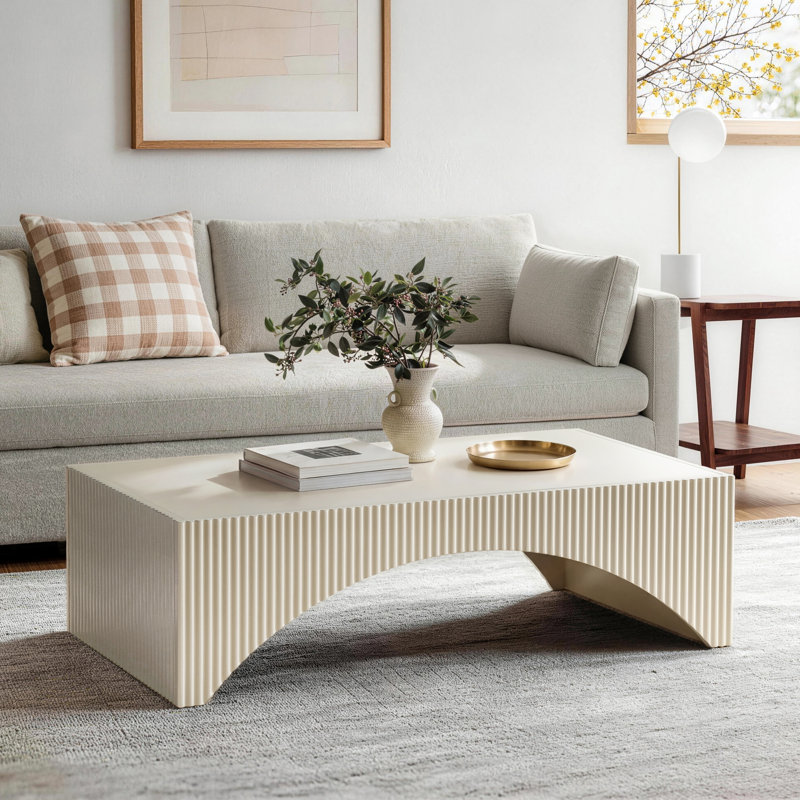 Table basse Claverton, Blanc