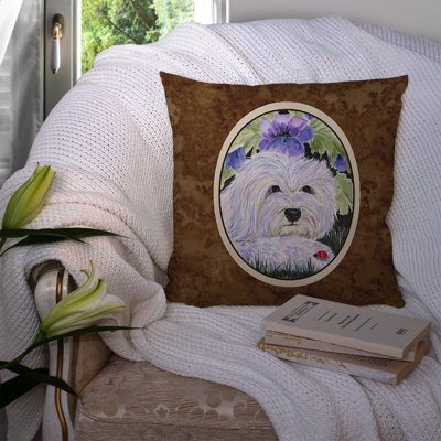 Coussin décoratif intérieur / extérieur Coton De Tulear