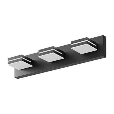 3-Light Led Bathroom Mirror Light, Chrome Finish, Sleek Minimalist Style, Energy-Efficient & Simple To Mount