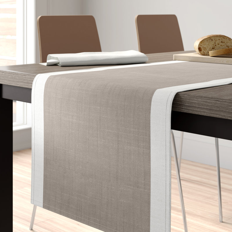 Crisanta Table Runner, Natural, 16" x 90"