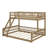 Twin XL Over Queen Bunk Bed With Ladder-1594735135