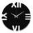 Metal Round Roman Numerals Wall Clock