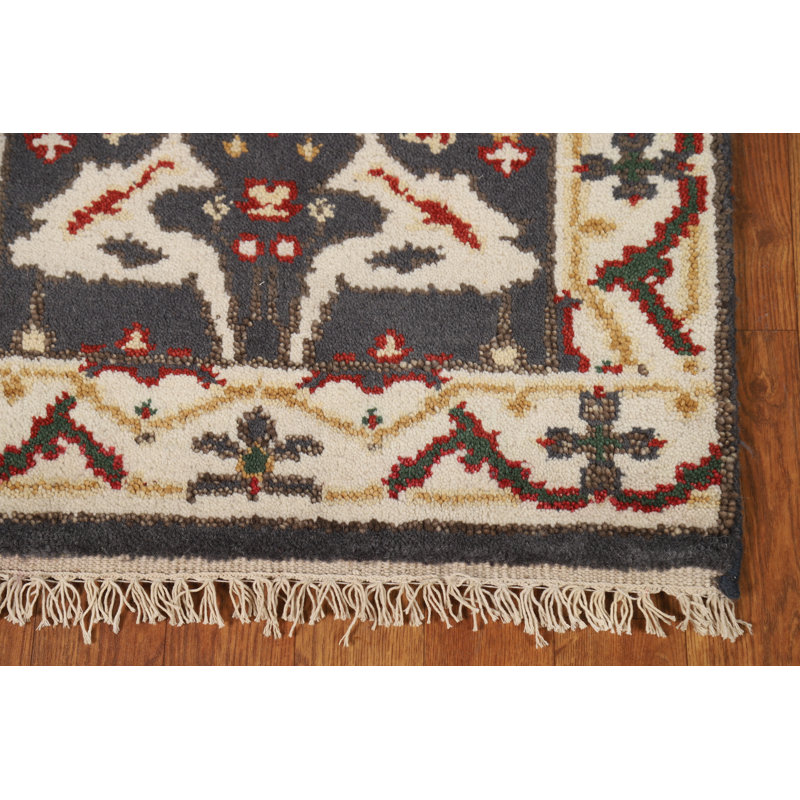 Tapis de vestibule oriental fait à la main Oushak 2x3