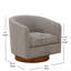 Chaise pivotante en tissu Miramar Mist-330437008
