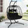 Celyne 2 Person Outdoor/Indoor Porch Swings Egg Chair with Stand