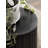 Round Ribbed Wood Drink Table-2076571537