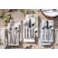 New Wave 64 Piece Flatware Set, Service for 12