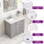 Meuble-lavabo autoportant 36 po avec plateau en marbre 36 po-1341856557