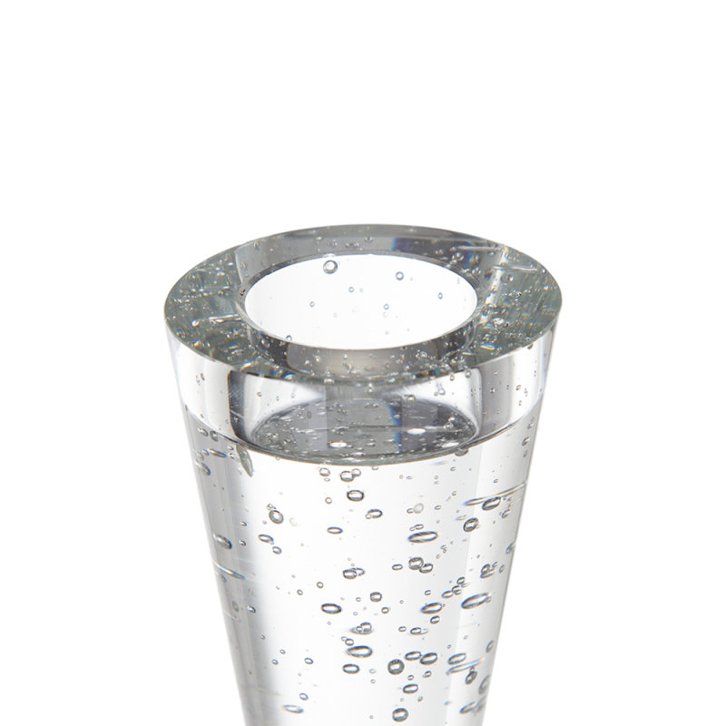 D3.1X10.4" Bubble Candle Holder