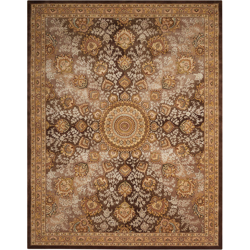Wool Oriental Indoor Rug, Rectangle 9'9" x 13'9"