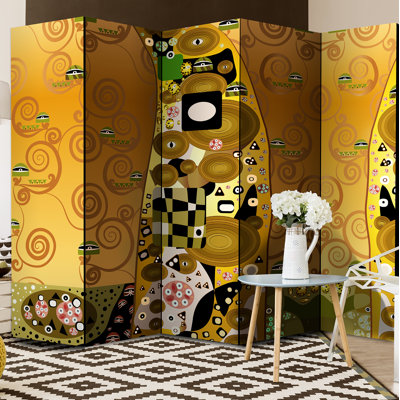 Artistic Geometry Room Divider