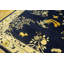 Hand Knotted Wool Area Rug in Blue